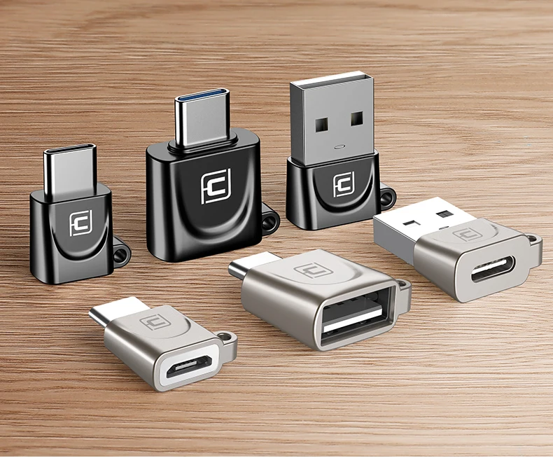 Переходник Cafele type C для Micro USB OTG адаптер конвертер type-c кабель адаптер USB для type-C передачи данных зарядное устройство OTG