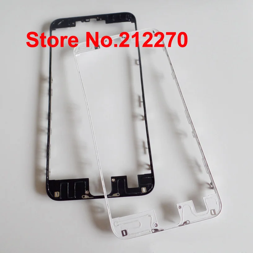 YUYOND New Front LCD Middle Frame Bezel With Hot Glue For iPhone 6S Plus 5.5&quot Replacement Parts Black/White | Мобильные телефоны