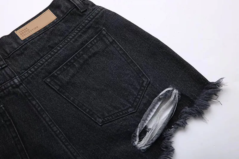 NiceMix Высокое качество джинсовые шорты 2018 лето новые европейские и американские с высокой талией СПЛИТ попка отверстие ковбойские шорты