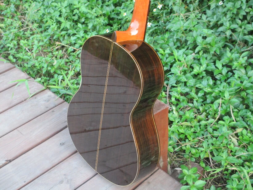 39 inch Handmade Spanish guitar,VENDIMIA SOLID Cedar /Rosewood Acoustic guitarras+STRINGS, classical guitar with Nylon string