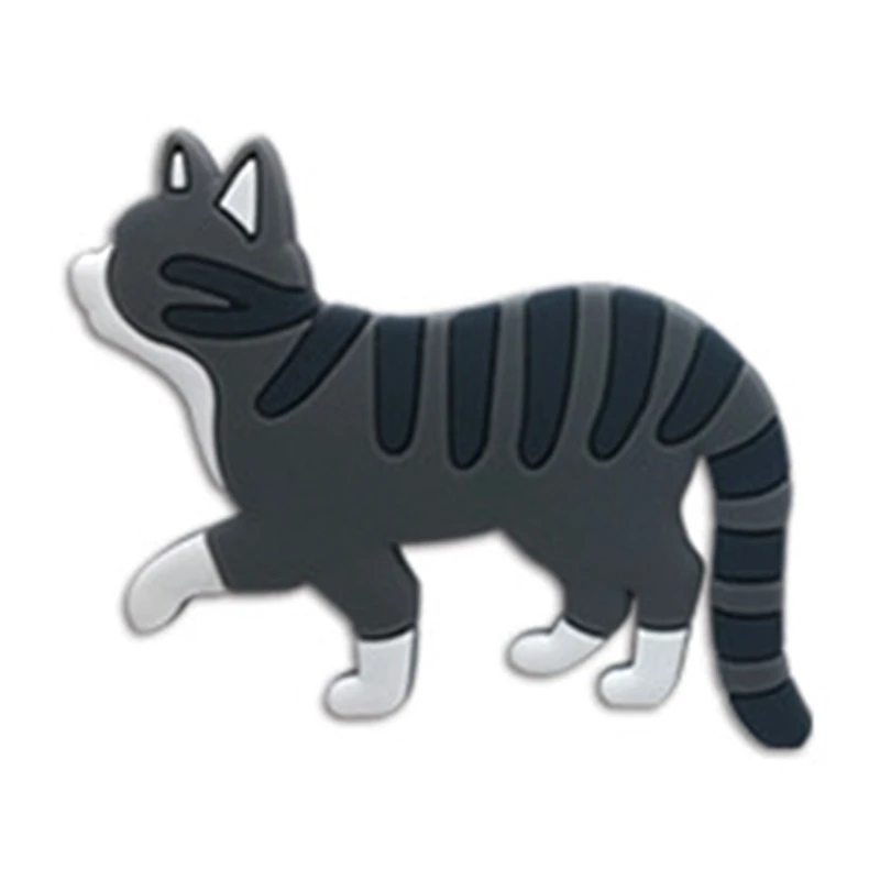 

New Lovely Multifunctional Cartoon Cat Fridge Magnet Hook Refrigerator Sticker Message Holder Removable Kitchen Hooks Decor
