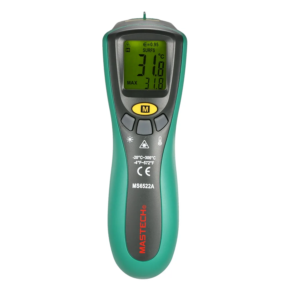 

Temperature measuring instruments LCD Display -20~300 Degree Non-Contact Surface Temperature Thermometer Pyrometer Imager