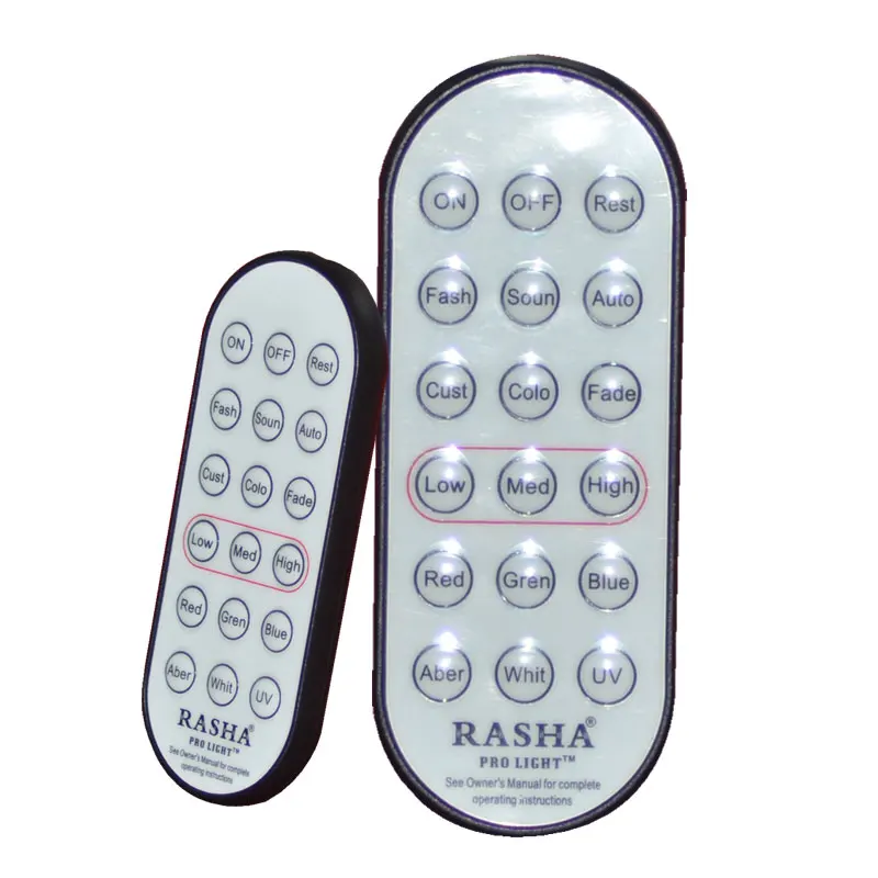 

Rasha IRC Remote Control For Battery Powered &Wireless LED Par Light,Wifi LED Par Light,LED Par Can DISCO PARTY