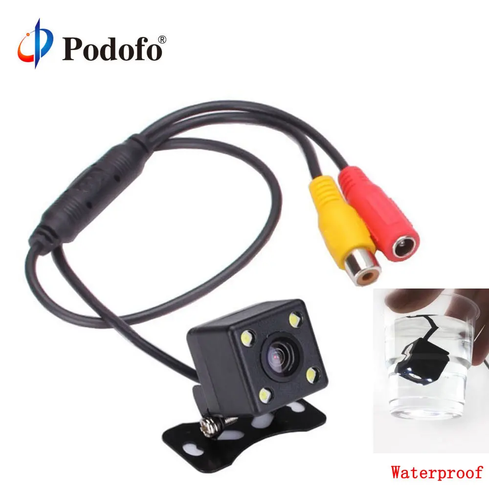 

Camecho 4 Led Backup Camera LED Night Vison Reversing Camera Rear View Cameras Waterproof Parking Assistances Rearview Camera