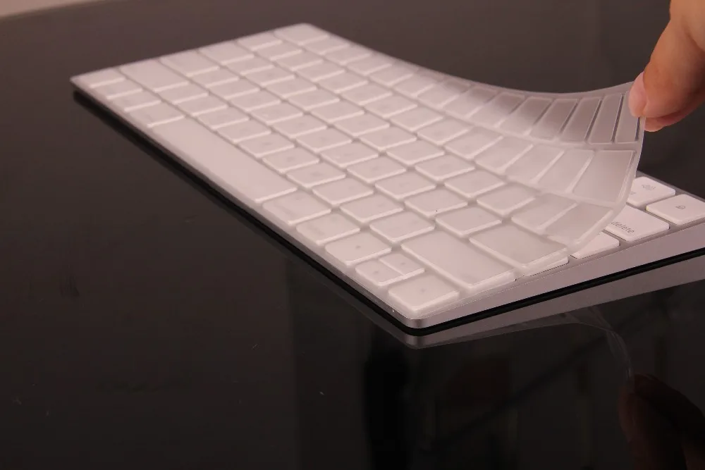 XSKN бренд, для Apple Magic Keyboard прозрачный ТПУ водонепроницаемый чехол для клавиатуры ноутбука защитная пленка, версия США