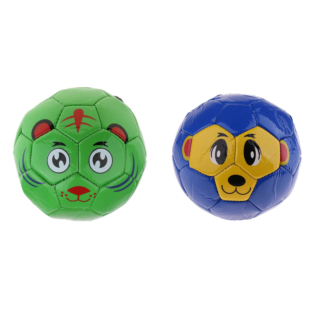 2-Counted 5.5in Soccer Balls Suitable for Small Kids and Pets Indoor/Outdoor Play