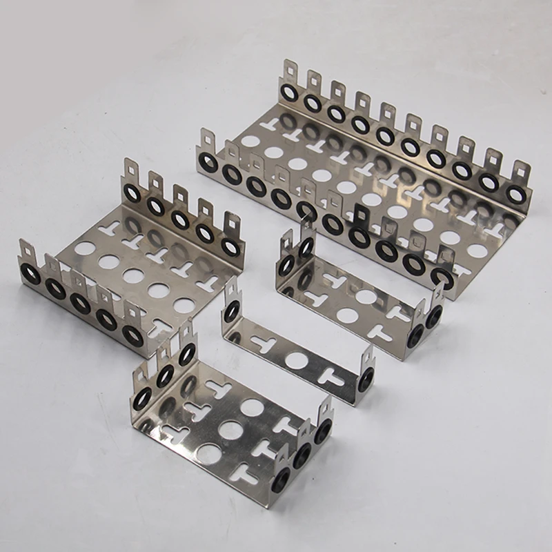 3-Units Stainless steel Frame for 10pairs tel voice Module snap-in terminal block thickened 30pairs blank patch panel 10pcs