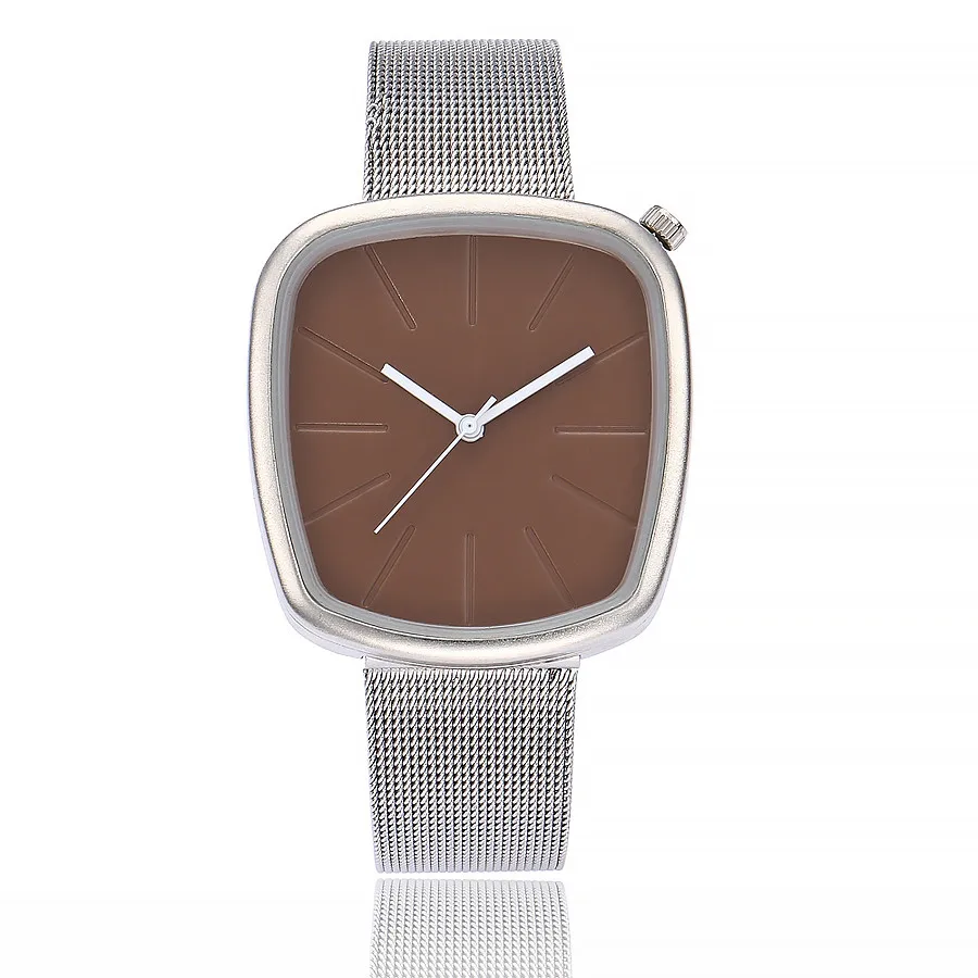 

Women Bracelet Watch Silver Square Luxury Crystal Alloy WristWatches luxury Brand Women Fashion Men Watch Quartz Dropshiping