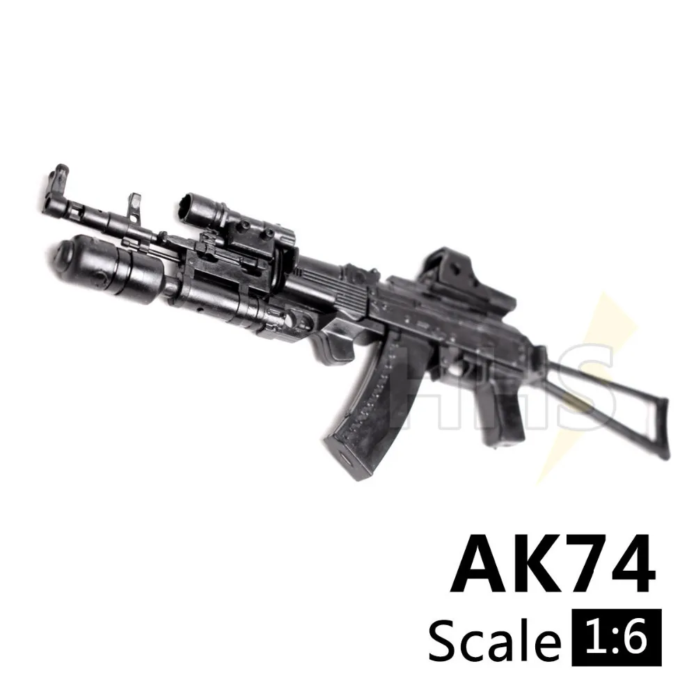 1:6 1/6 масштаб 12 дюймов фигурки AK74 винтовка пусковая модель пистолет 1/100 MG Bandai Gundam