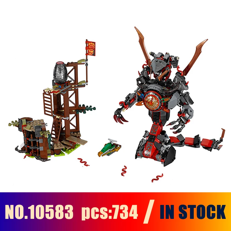 

Models Building Toy Ninjago Dawn Of Iron Doom 734pcs 10583 Building Blocks Compatible Lego Ninjago 70626 Toys & Hobbies