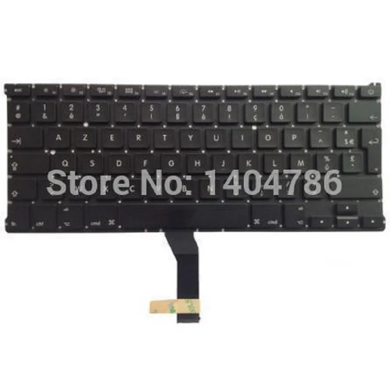 

for Macbook Air 13"NEW A1369 A1466 French Keyboard 2011 2012 MC965 MC966 MD231 MD232 A1369 FR Keyboard