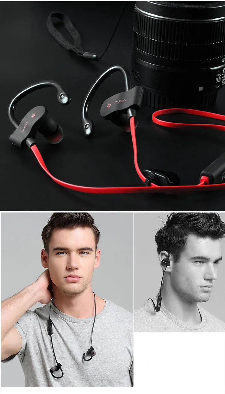 Wireless Bluetooth Earphone Sports Sweat proof Stereo Running Earbuds