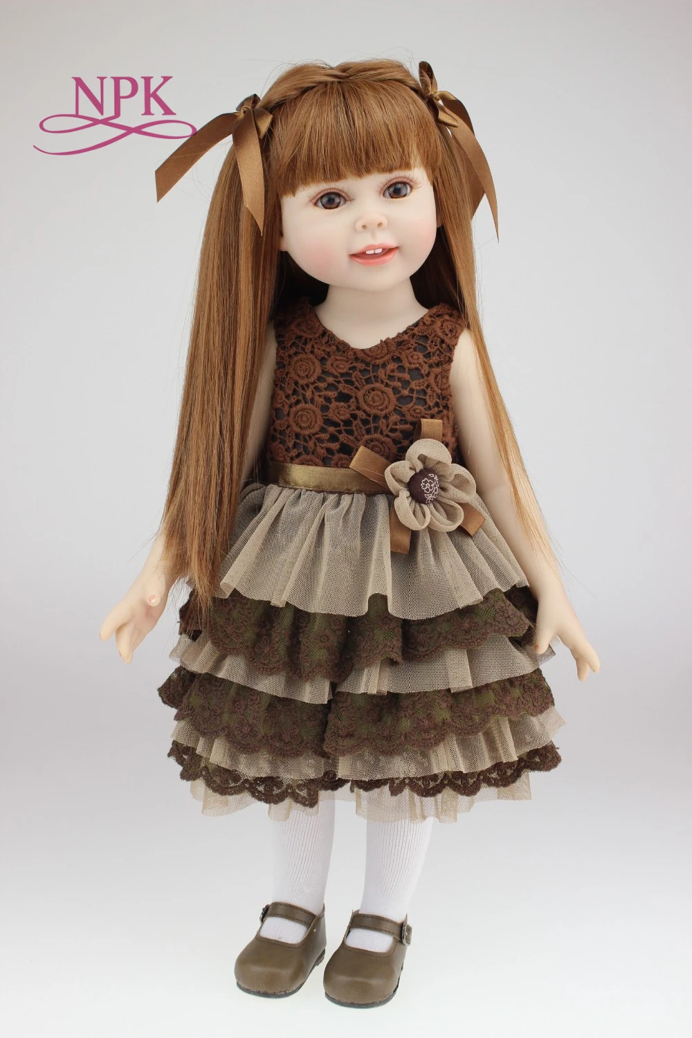 人気 18 インチ人形ガールファッション再生人形美しい人形教育玩具子供のための立ちロングヘア Toys For Toys For Childrentoy Fashion Aliexpress