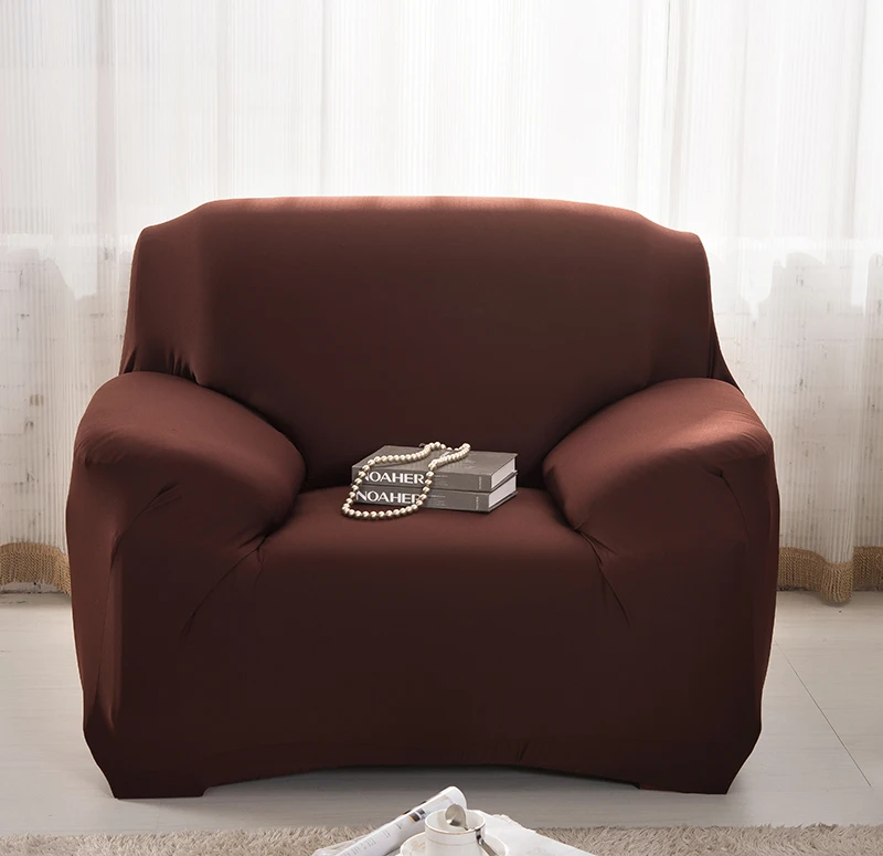 Большая распродажа 1 шт упругий диван крышка спандекс ткани чехол диване охватывает анти-клещ Манта перо диван охватывает принципиально чехол - Цвет: 17