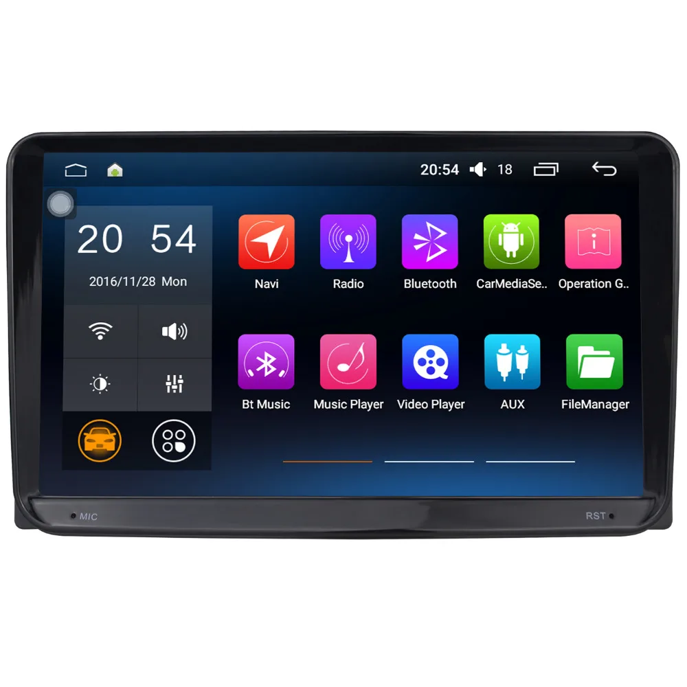 

9 inch 1024*600 display Android 6.0.1 Car radio audio For VW Volkswagen Quad Core Tape recorder Stereo steering wheel control