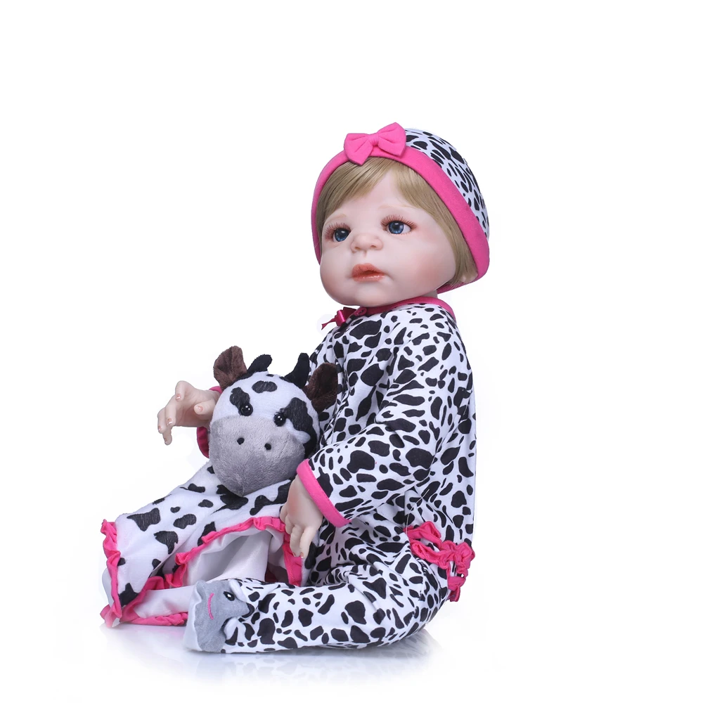Реалистичные Силиконовые Reborn Baby Menina Alive 23 ''Новорожденные куклы полное