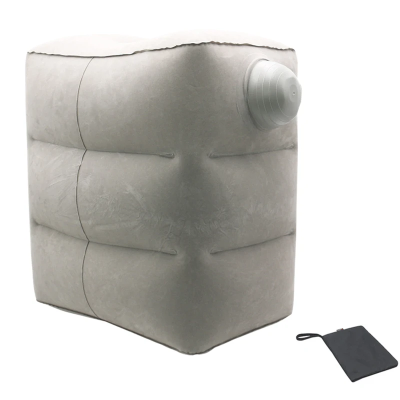 

3-Layer Compression Inflatable Travel Mat Pvc Flocking Outdoor Inflatable Cushion Travel Pillow Pedal Multi-Function Pad Distr
