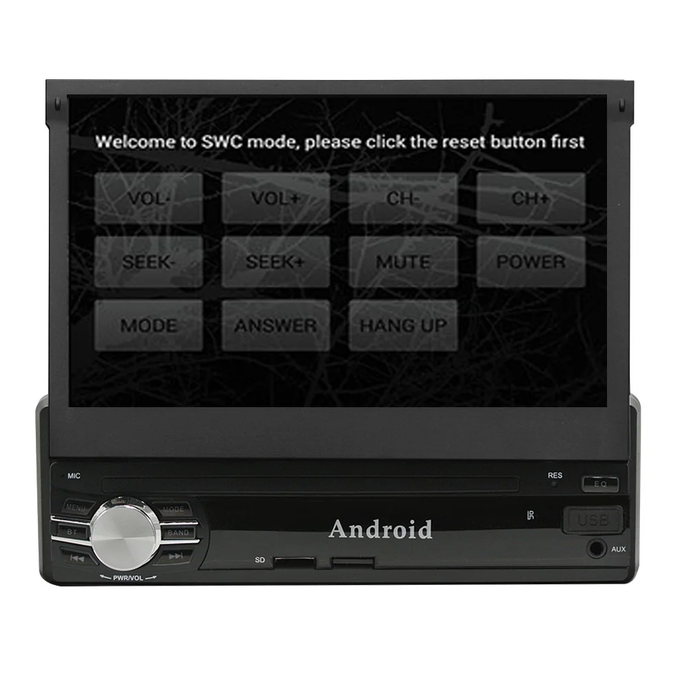 Discount Universal 1 din Android 6.0 Quad Core Car DVD player GPS Wifi BT Radio BT 1GB RAM 16GB 4G SIM LTE Network SWC RDS CD 11