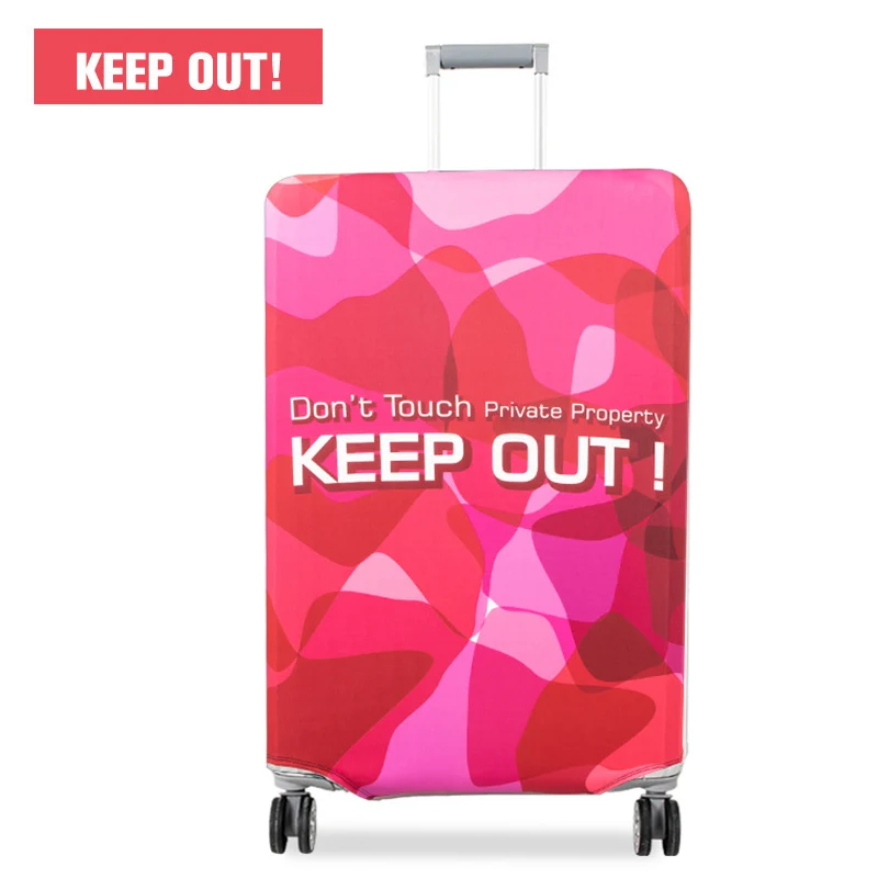 Чехол на чемодан Толстый багажный чехол для путешествий, защитный чехол для багажника, чехол для чемодана 19 ''-32'', аксессуары для путешествий чехол для чемодана - Цвет: 1234