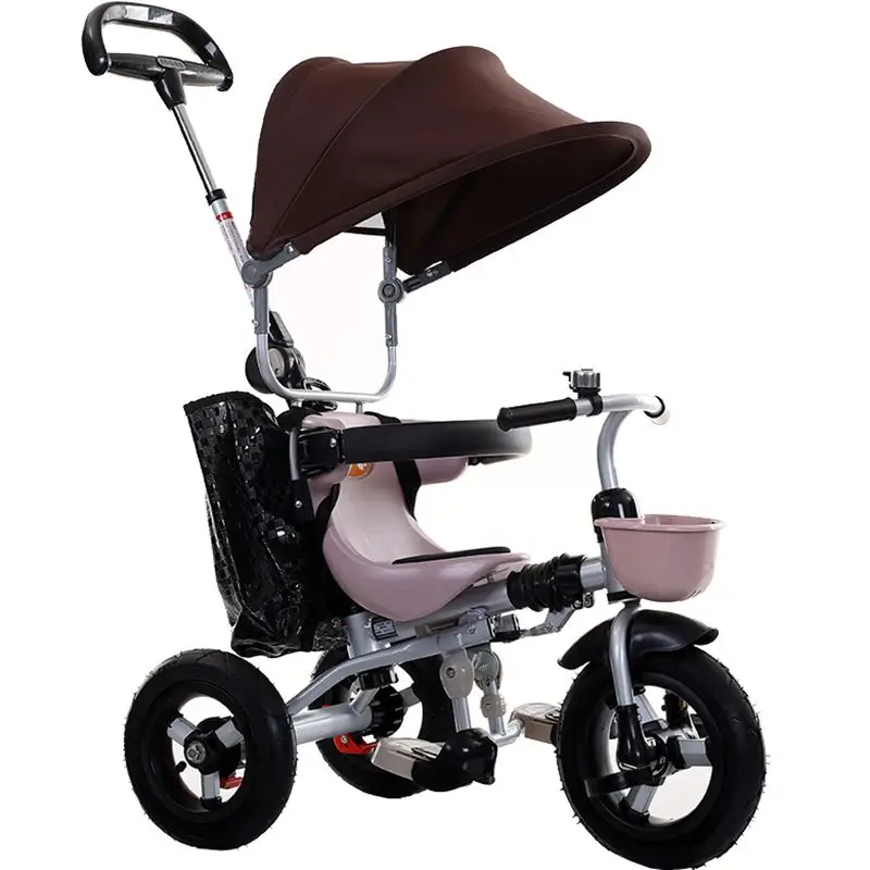 

Infants Trolley Light Folding BikeTwo-way Push Three-wheeled Trolley From 1 To 5 Years Old Baby