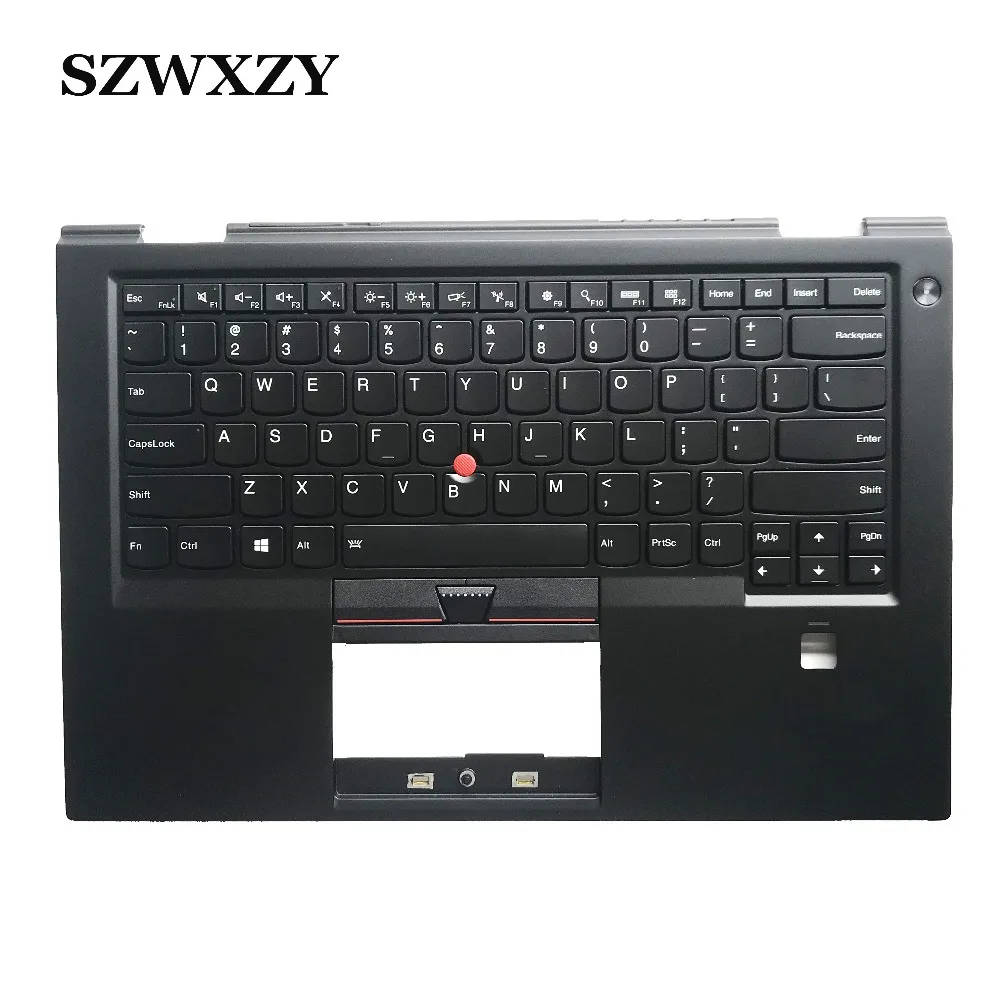New Original For Lenovo ThinkPad X1 Palm rest with keyboard US Black