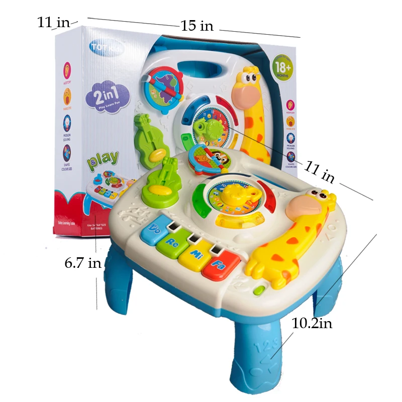 Educational Baby Toys: Musical Games Table for 13-24 Month Olds image 5