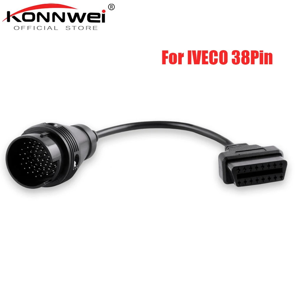 OBD 2 II Kabel Für IVECO 38Pin obd 16 Pin Stecker Kabel Auto Interface Kabel Für IVECO Lkw Diagnose Werkzeuge auto detektor NEUE OBD 2 II Kabel Für IVECO 38Pin obd 16 Pin Stecker Kabel Auto Interface Kabel Für IVECO Lkw Diagnose Werkzeuge auto detektor NEUE