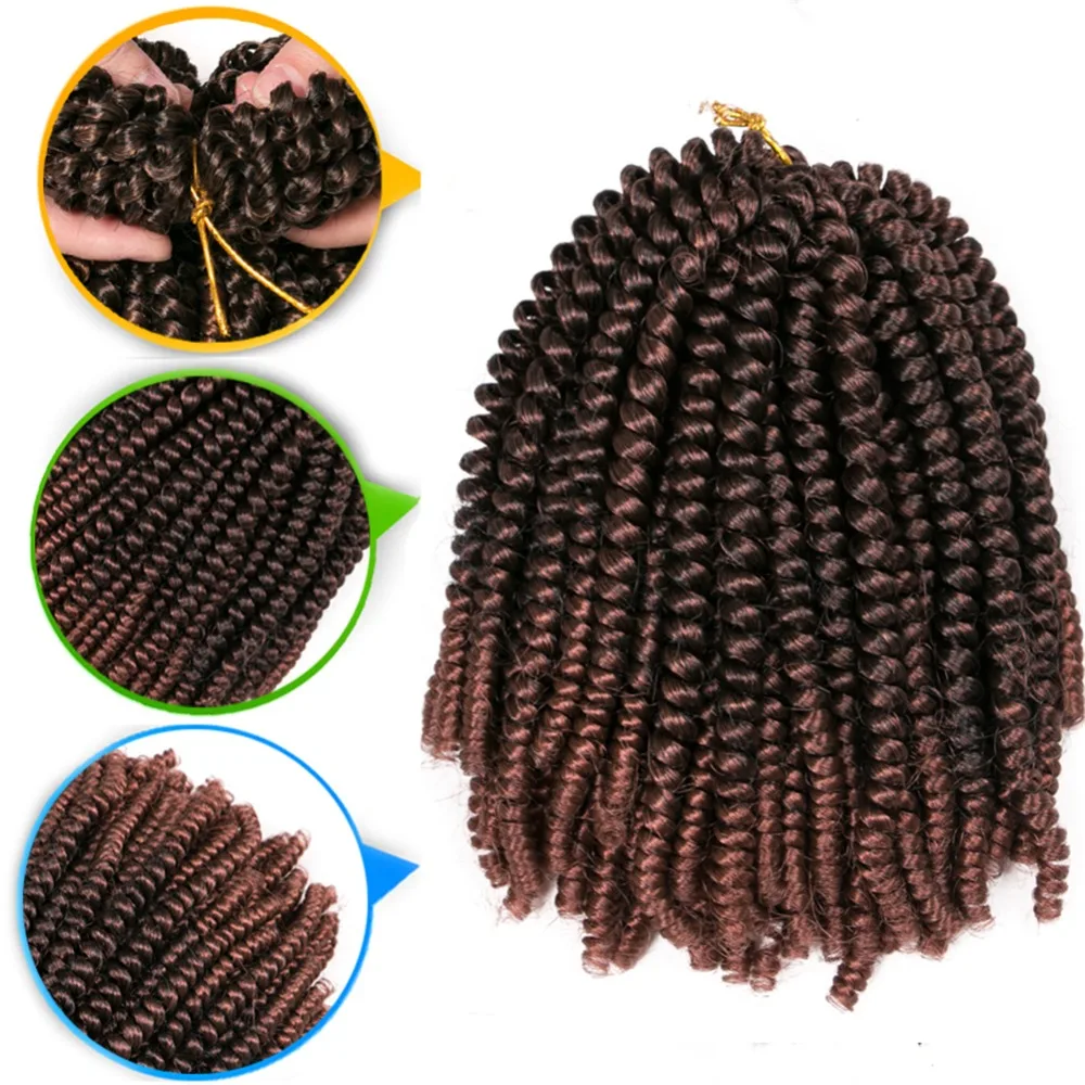 1Crochet Braid Hair Havana color 3