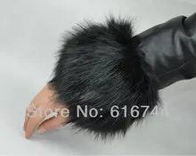 

1 Pair New Fashion Women's Faux Fox Fur Raccoon Fur Cuffs Furry Wrist Bands Leg Warmers 3 Colors Available