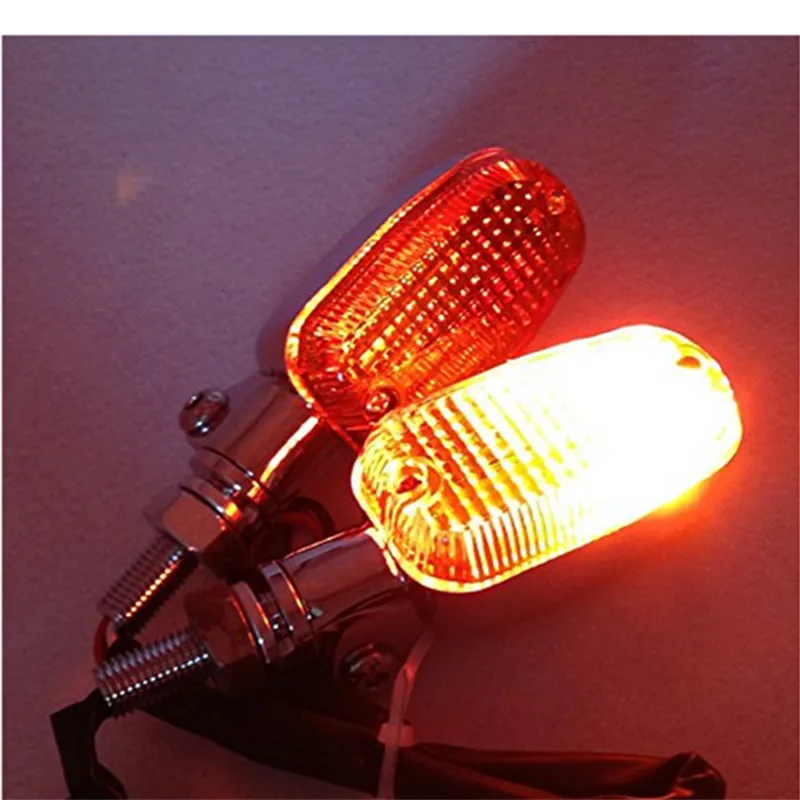 

Universal 12V 10W Motorcycle LED Turn Signal Indicators Light Blinker Amber Flashing Lamp Retro Motorbike Indicators for Harley