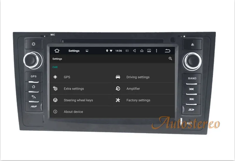 Excellent Android 9.0 PX5/PX6 Car DVD player GPS navigation For AUDI A6 1997-2005 head unit multimedia player Auto radio tape recorder 6
