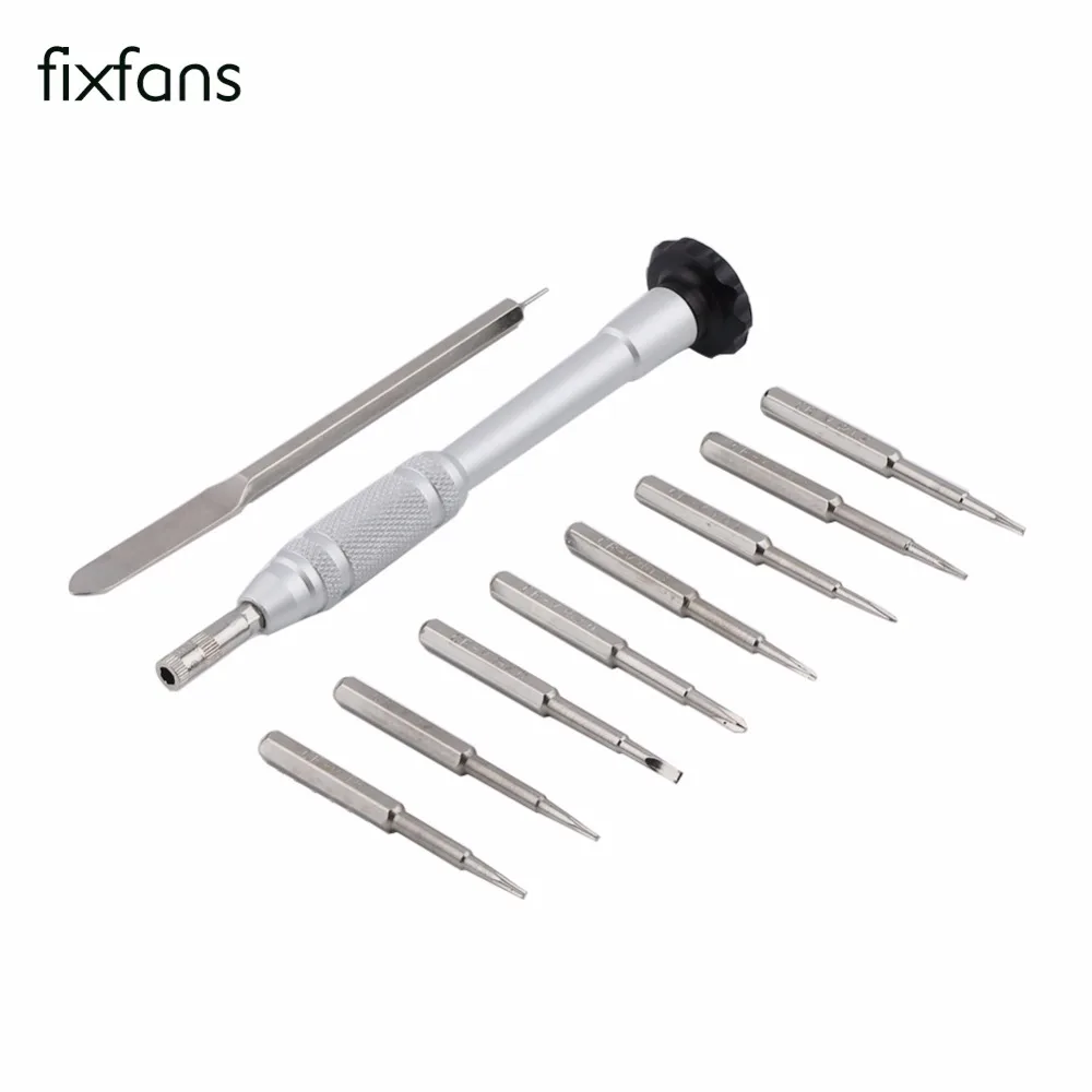 

FIXFANS 11 in 1 Magnetic Precision Screwdriver Set Metal Spudger for MacBook iPhone 7 8 X Android Smartphone Repair Tools Kit