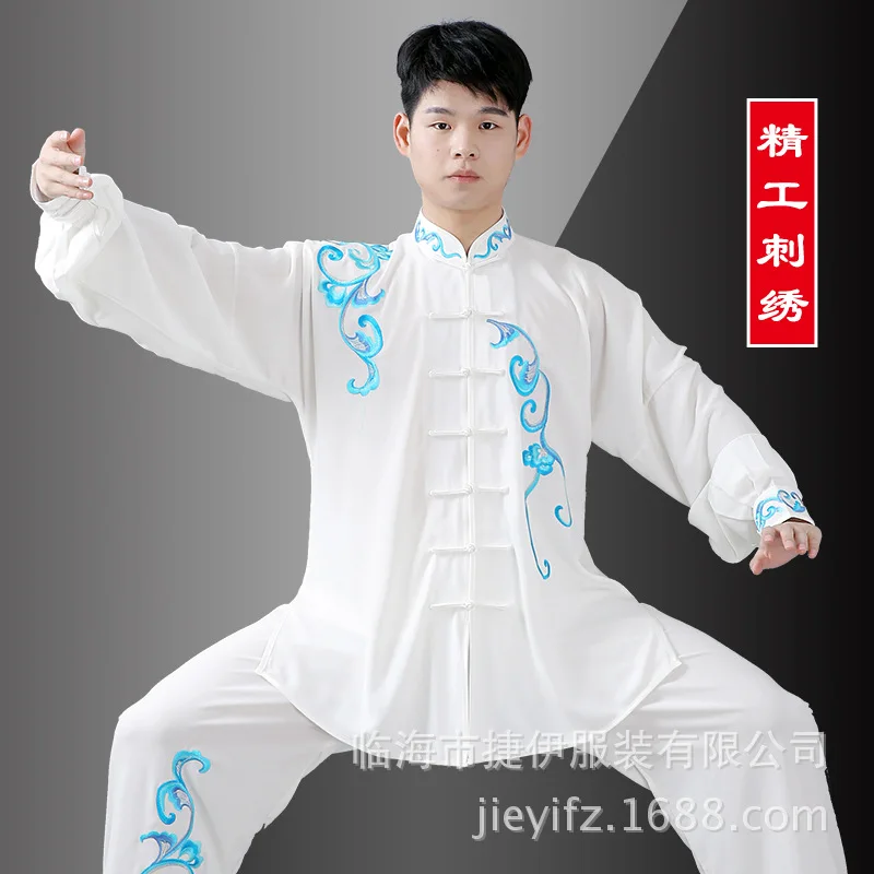 Одежда Tai chi костюм для боевых искусств униформа kungfu одежда taiji цигун вышивка