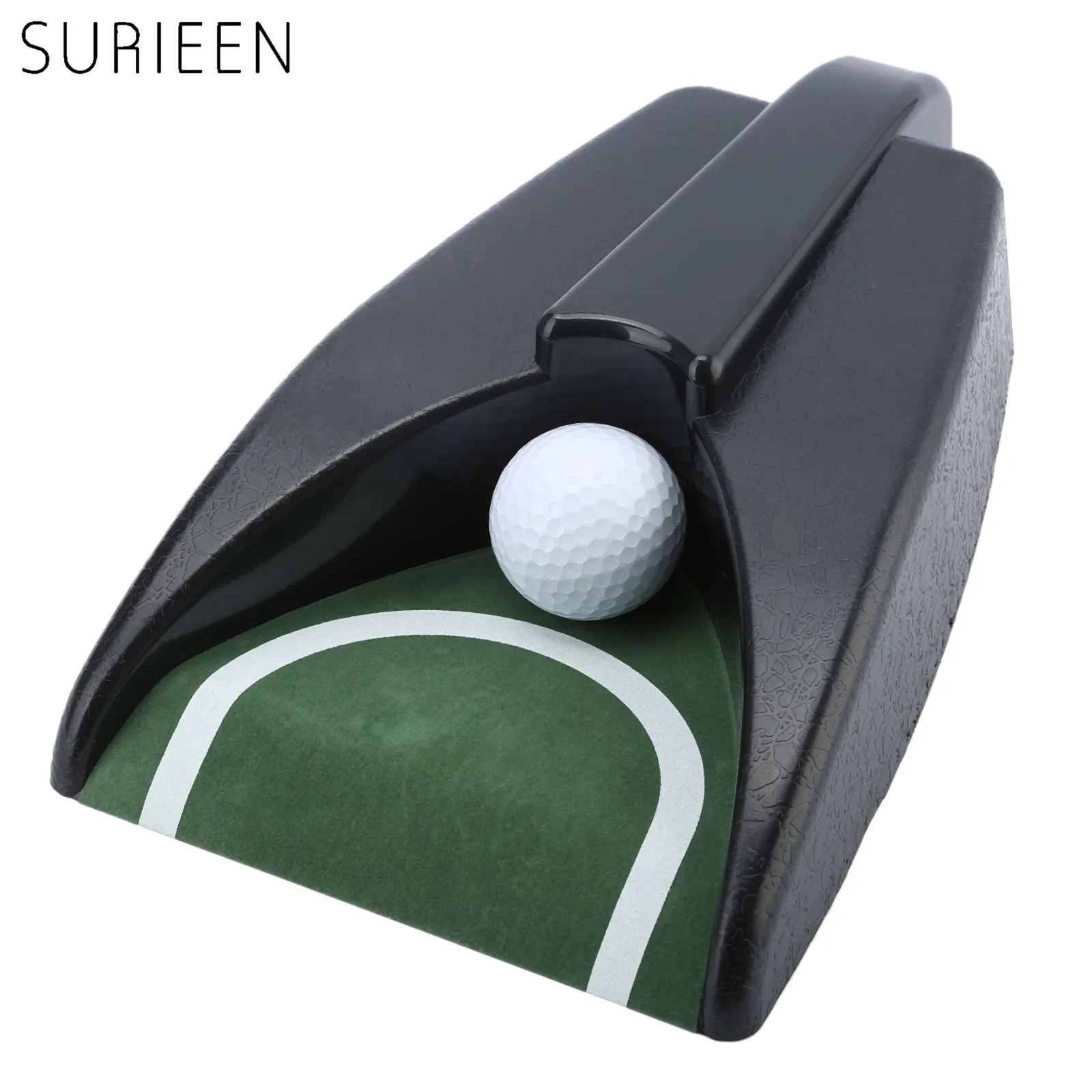 

SURIEEN 1PC Plastic Golf Ball Kick Back Auto Return Putt Cup Device Putting Mat Indoor Putting Green Practice Golf Training Aids