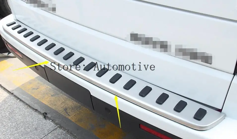 Защитная накладка на задний бампер для Land Rover LR4 Discovery 4 2010-2016 | Автомобили и
