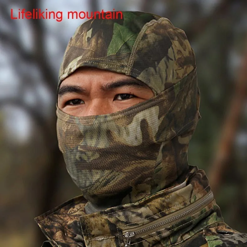 

Military Tactical Face Mask Hunting Kryptek Camouflage Motorcycle Balaclava Ghillie Suits Mask Ninja
