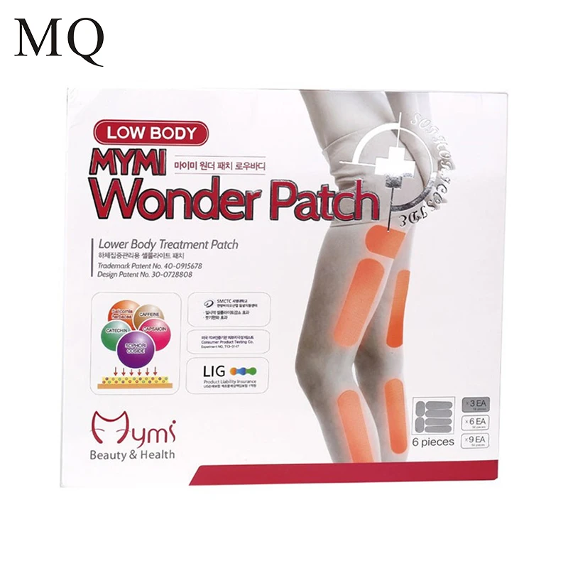 

18Pcs /Box Model Favorite MYMI Wonder Slim Patch for Leg and Arm Slimming Products Weight Loss Burn Fat Paster