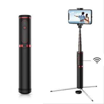 

Selfie Stick Tripod,Aluminum Integrate Storage Design Phone Tripod with Bluetooth Wireless Remote Compatible for iPhone X/Xs/XR