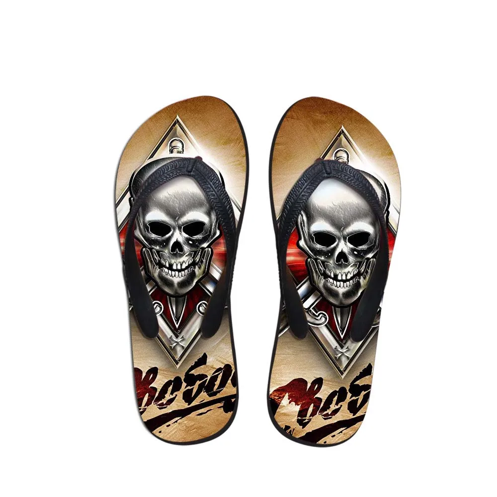 

Hawaiian Casual Flip Flops Men Black Summer 3D Letter House Slipper Anti-slip Platform Flipflop for Man Men's Beach Sandals