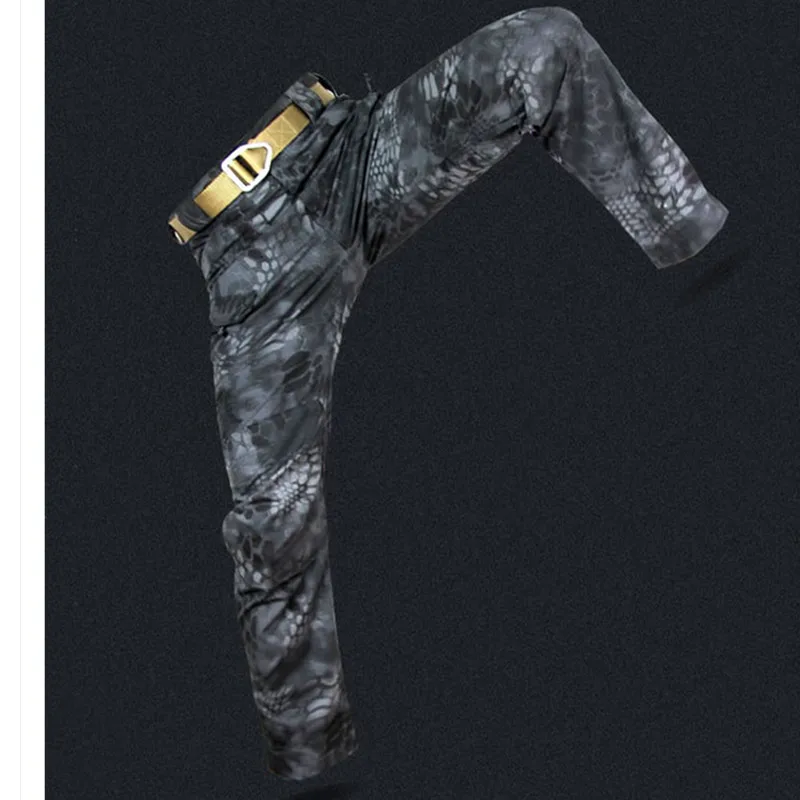  Mege Knight Band Clothing Tactical Camouflage Military Pants Men Rip-stop SWAT Soldier Combat Trous