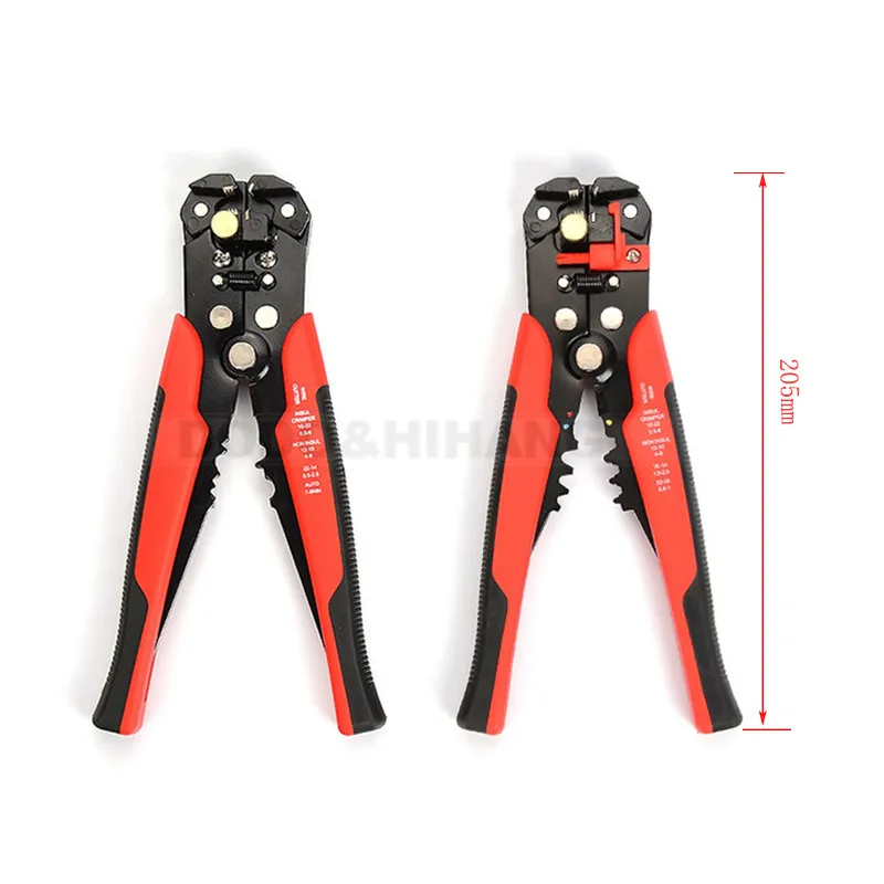 AWG 22-10 (0.5-6.0mm2) Multifunctional Alicate Tool Automatic Stripping Pliers Cable Wire Stripping Crimping Hand Tools DAH018ddd