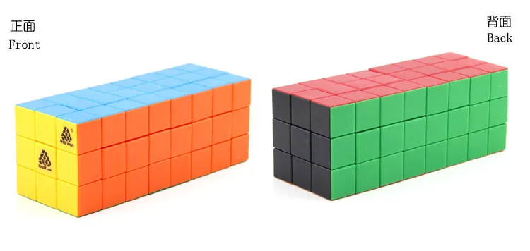 Witeden Cubo Mágico Cuboid Simétrico 1c 338 Magico Velocidade Profissional Neo Quebra-cabeça Kostka Antiestresse Brinquedos 3x3x8 9 338 cubo magico velocidade profissional neo cubo