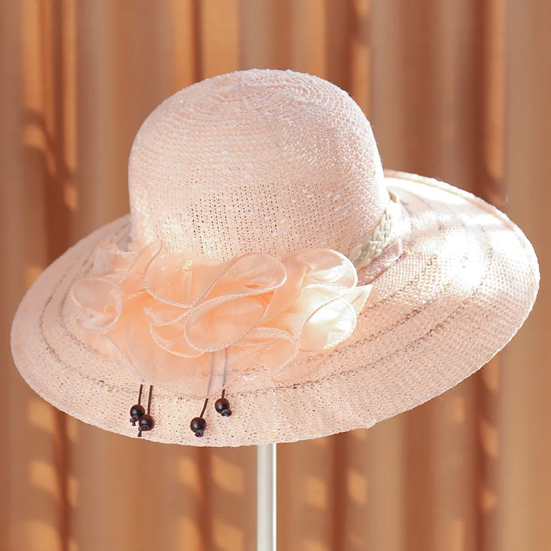 Женская летняя шляпа kapeluzz damski lato Chapeau Femme Ete плоские полями соломенная шляпа Bowknot шляпы для женщин пляжные шляпы от солнца