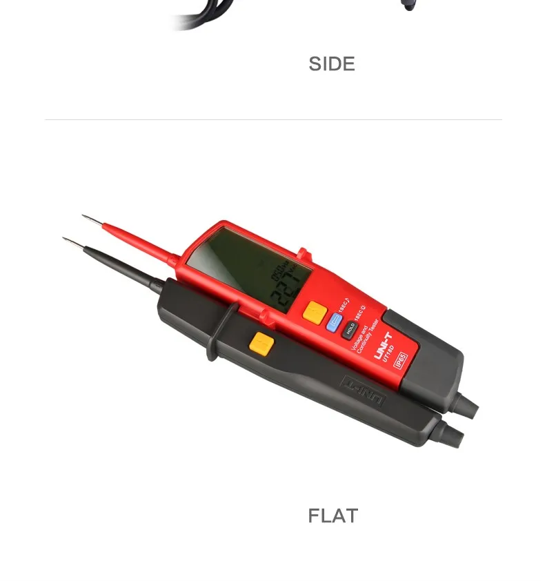 UNI-T UT18D Voltage and Continuity Testers LED/LCD Display Voltage Continuity Testers Auto Range Volt Detectors Pen