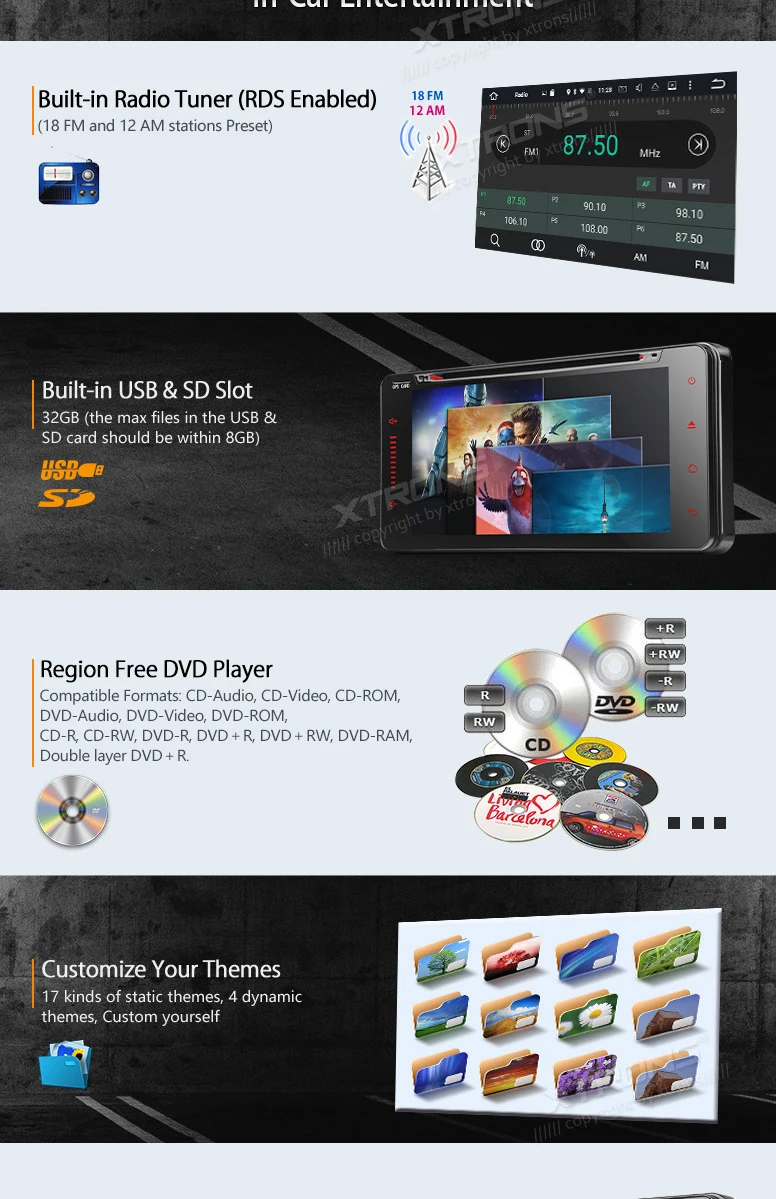 Sale Android 6.0 OS 6.95" Octa-Core Car DVD for Toyota Vios 2003-2010 & FJ Cruiser 2003-2010 & Tundra 2003-2006 with 2GB RAM 32GB ROM 19