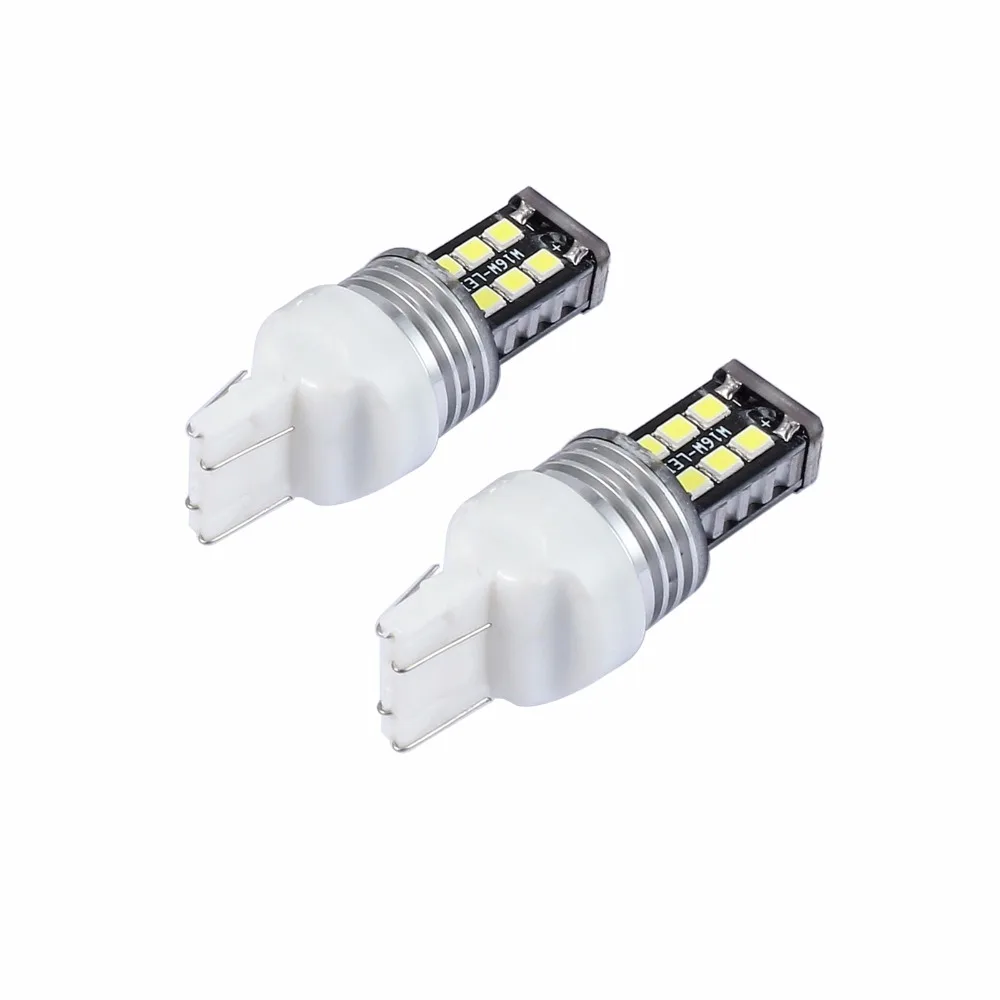 Neoteck 2 предмета T20 7440 7443 15 светодиодный поворотник Lampdas красный цвет: желтый белый