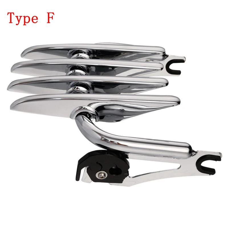 Detachable Backrest Sissy Bar Luggage Rack For Harley Touring Street Electra Glide Road Glide FLHX FLTR FLTRS FLTRU FLHXI 09-19 - Цвет: Type F