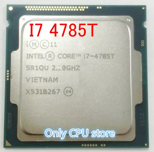 Процессор Intel i7 4785T CPU 22 нм 35 Вт настольный процессор SR1QU разные детали|cpu i7|desktop