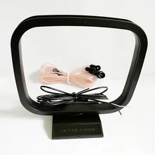 FM антенна 75 Ом UNBAL дипольная Т-образная нажимная антенна и AM петля антенна для Yamaha sony Природный звук стерео приемник