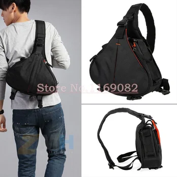 

Black Fashion Casual diagonal DSLR Camera Bag Carry Case Shoulder Messenger K1 For 600D D600 7D 5D2 60D, for D90 D60 D700 D7000